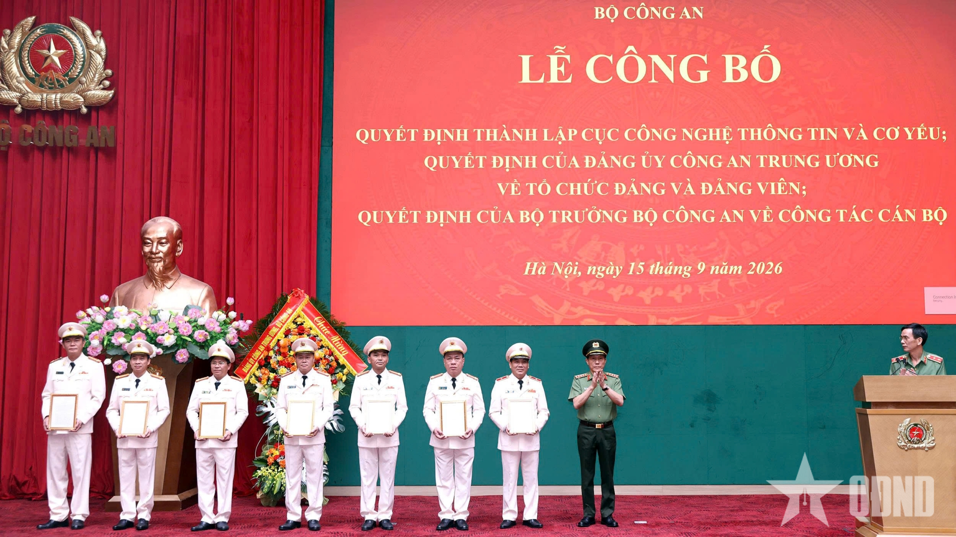 Thành lập Cục Công nghệ thông tin và cơ yếu thuộc Bộ Công an